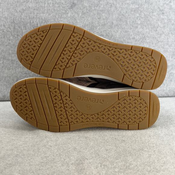 Revere Dublin Leather Zip Up Ankle Sneaker Shoe-Camo Espresso -Women Size 8 *NEW - Picture 9 of 15